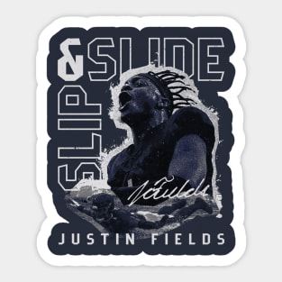 Justin Fields Chicago Slip & Slide Sticker